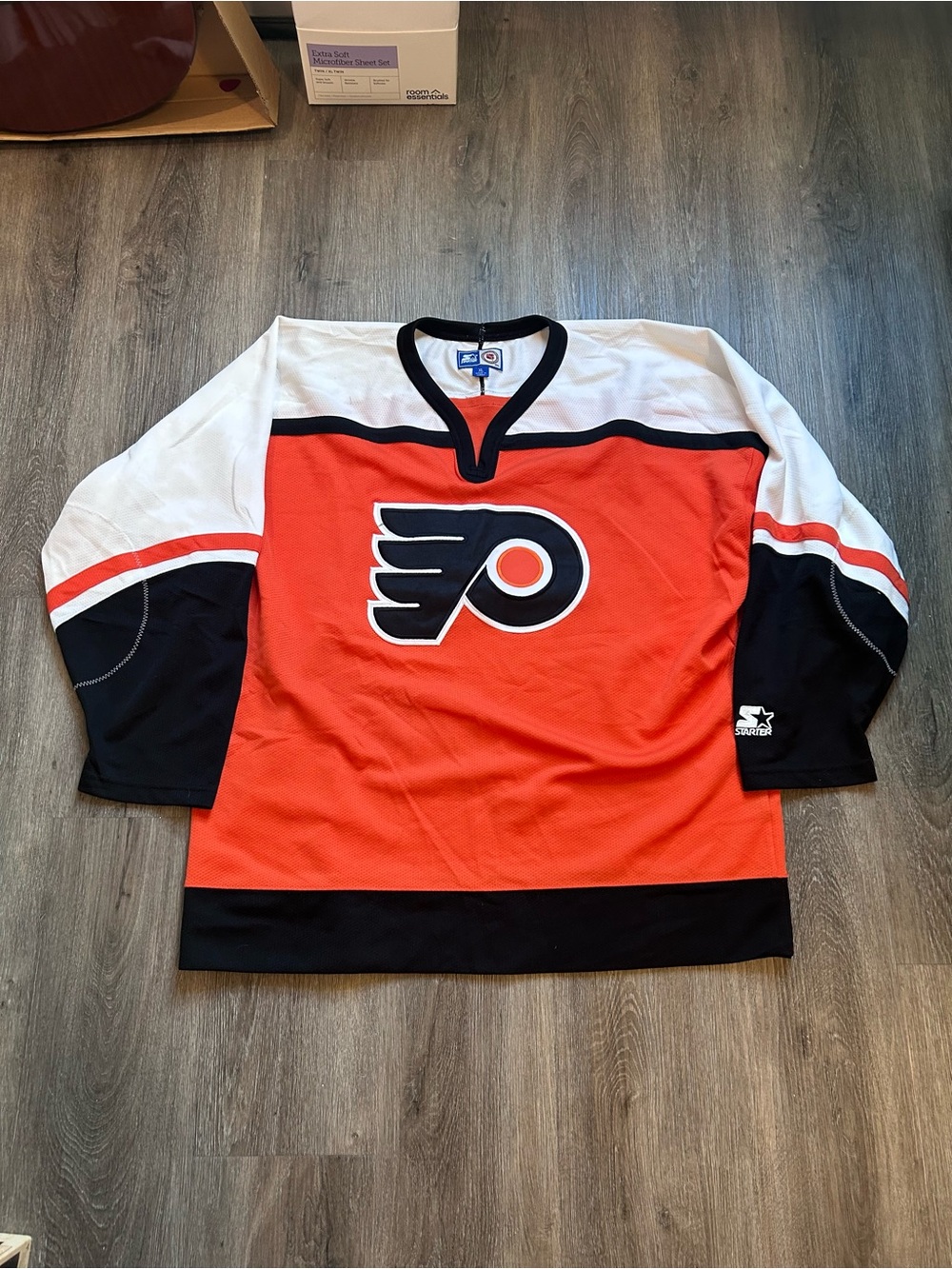 Vintage Starter NHL Mens Philadelphia Flyers Hockey Jersey Size XL 90s 80s
